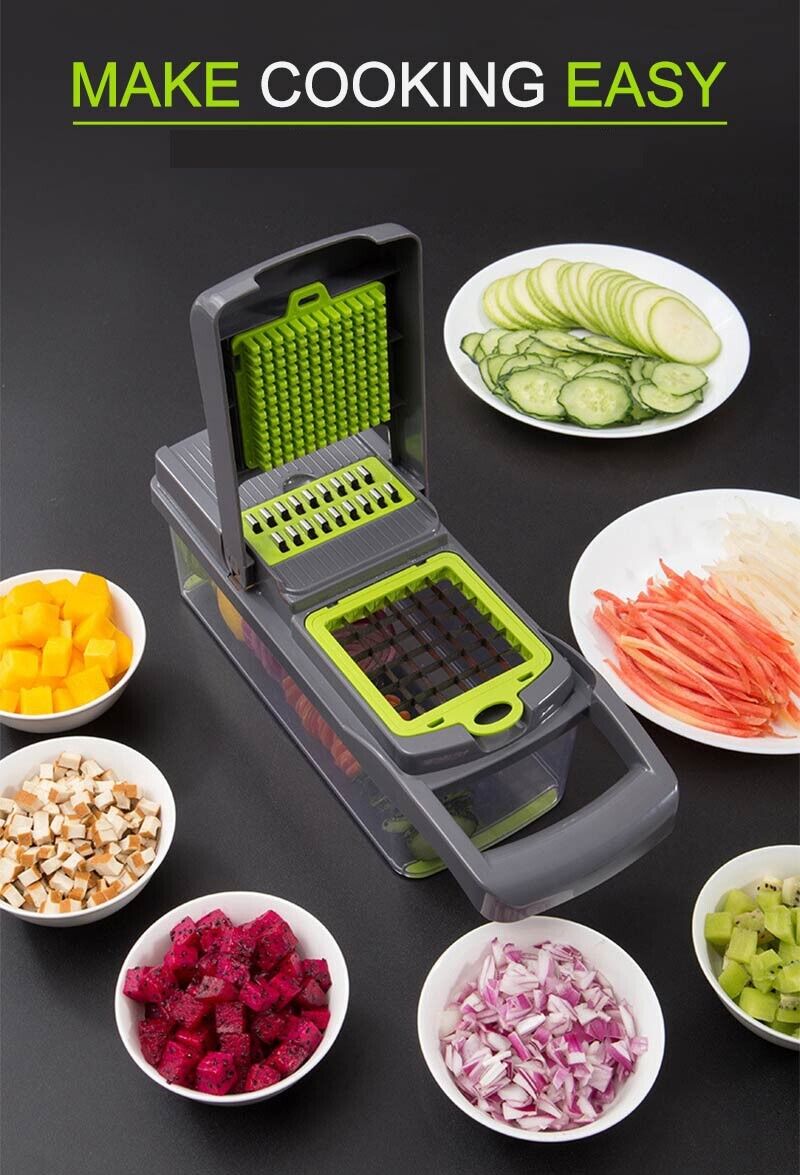 Pro Vegetable Chopper — 14-in-1 Dicer & Slicer