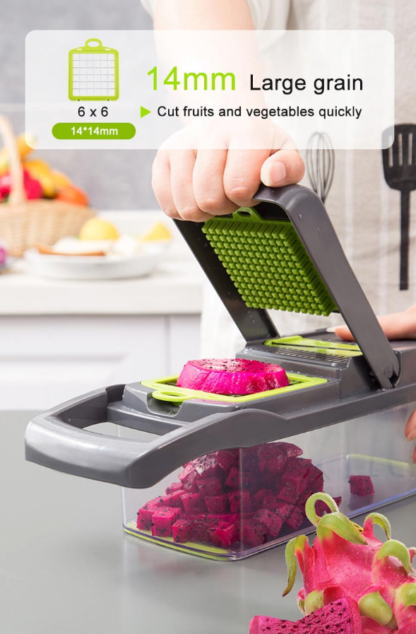 Pro Vegetable Chopper — 14-in-1 Dicer & Slicer
