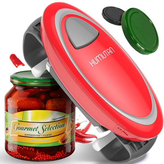 Electric Jar Opener for Weak Hands Automatic Jar Opener for Seniors with Arthritis Strong Tough & Easy One Touch Bottle Opener for Arthritic Hands